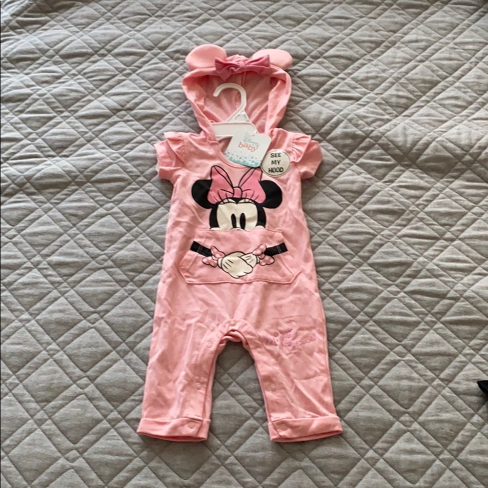 Disney Baby Minnie Mouse Onesie with Hood